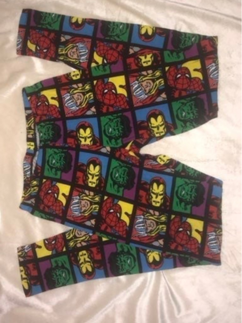 Marvel Comics Panel Print Leggings - Junior small